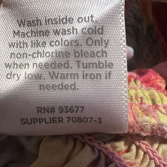 Peyton & Parker Maxi Dress 2X Tiered Open Back - Picture 4 of 4